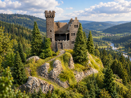 Schön gestaltetes diorama - schön,