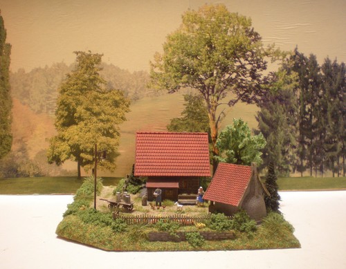Diorama 87 bauernhof - h0, ho