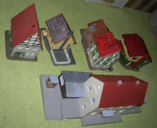 Dorf mit bahnhof wohnhaus - mit,